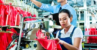 Retail, apparel and footwear - Sewing in factory