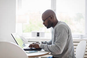 Man on laptop