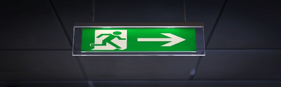 emergency exit sign