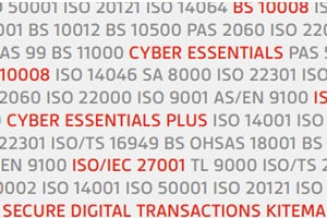 Image compilation of cyber security certification numbers and equivalent names.