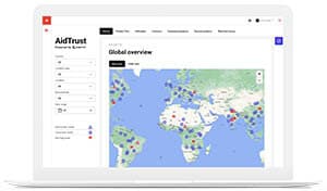 AidTrust desktop image of globe