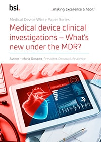 Medical device clinical investigations – What’s new under the MDR?