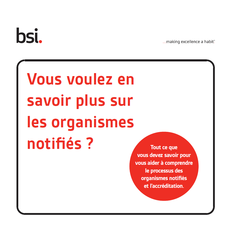 Guide BSI à l'intention des organismes notifiés