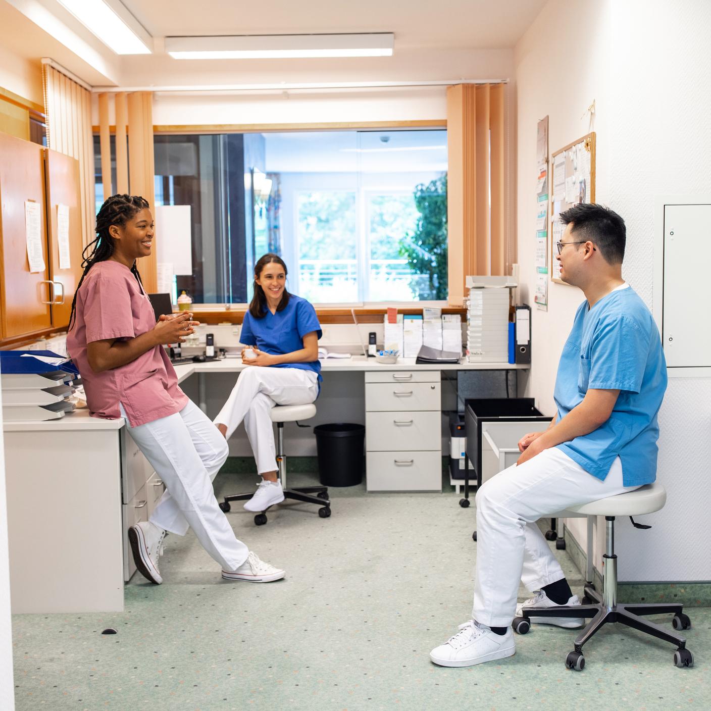 doctor and patient discussing