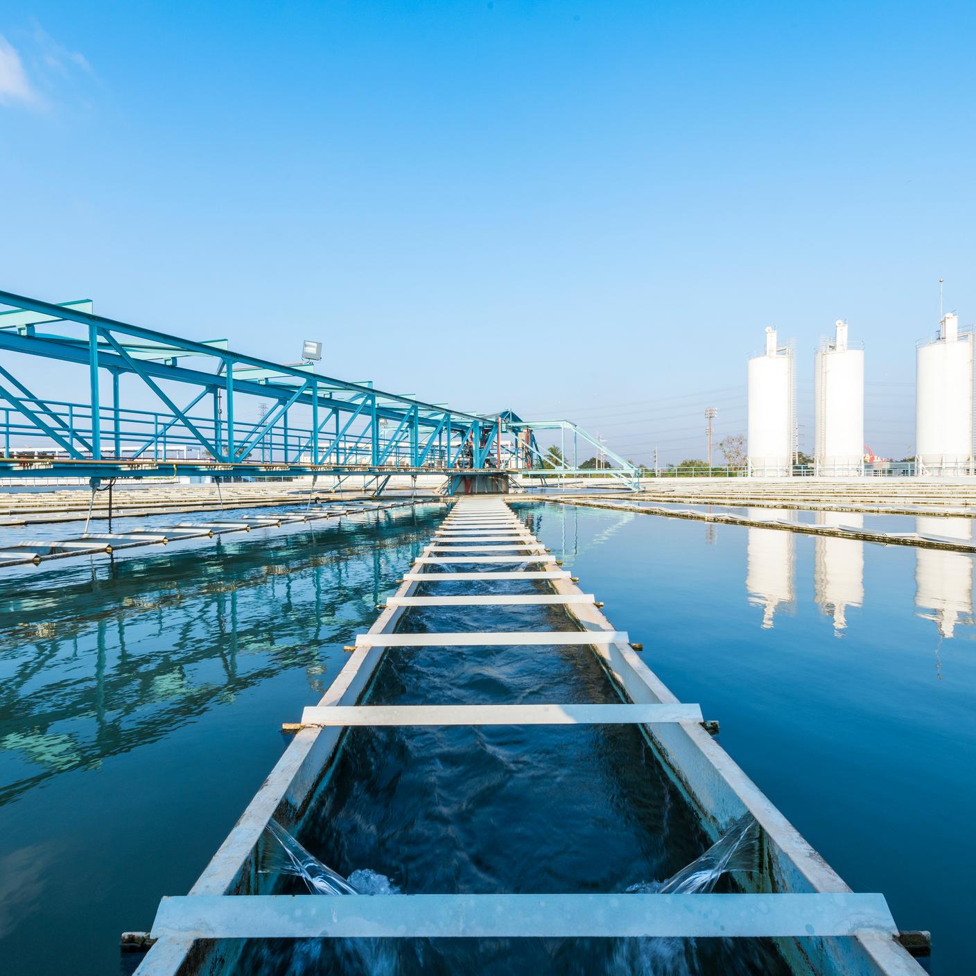 The Solid Contact Clarifier Tank type Sludge Recirculation